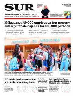 Portada de SUR | 03 de junio