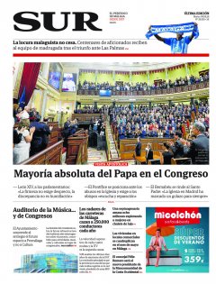 Portada de SUR | 09 de junio