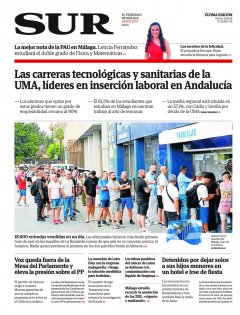 Portada de SUR | 12 de junio