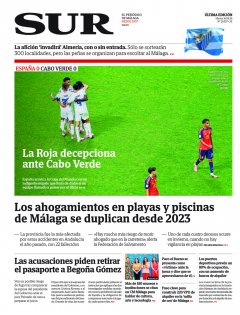 Portada de SUR | 16 de junio