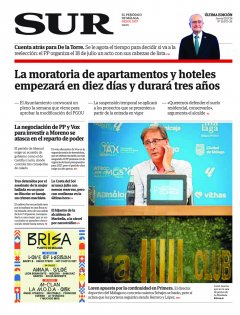 Portada de SUR | 02 de julio