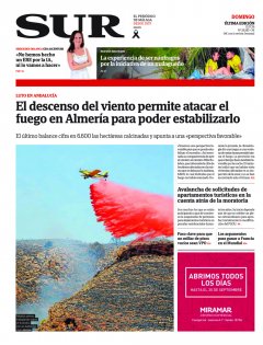 Portada de SUR | 12 de julio