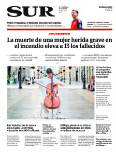 Portada de SUR | 13 de julio