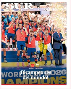 Portada de SUR | 20 de julio