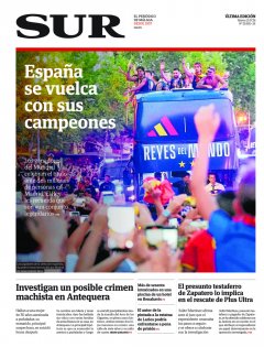 Portada de SUR | 21 de julio