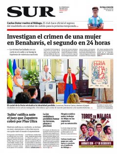 Portada de SUR | 22 de julio