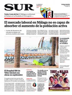 Portada de SUR | 29 de julio