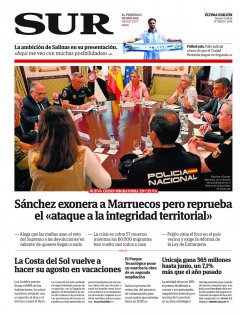 Portada de SUR | 01 de agosto