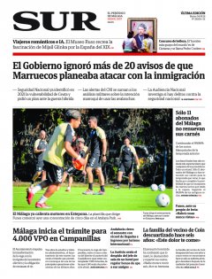 Portada de SUR | 04 de agosto