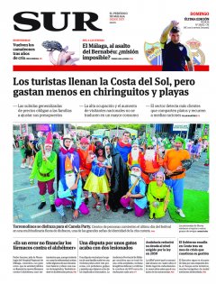 Portada de SUR | 30 de agosto