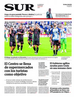 Portada de SUR | 31 de agosto