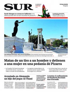 Portada de SUR | 15 de septiembre