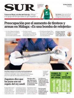 Portada de SUR | 24 de septiembre