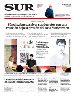Portada de SUR | 30 de septiembre