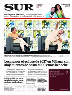 Portada de SUR | 05 de octubre