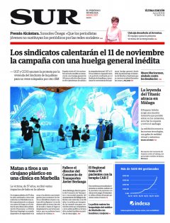 Portada de SUR | 08 de octubre