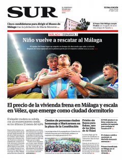Portada de SUR | 10 de octubre