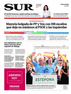 Portada de SUR | 12 de octubre