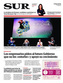 Portada de SUR | 21 de octubre