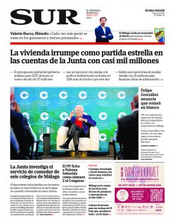 Portada de SUR | 23 de octubre