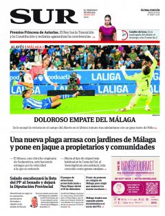 Portada de SUR | 24 de octubre