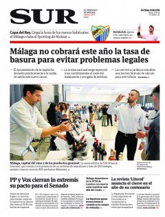 Portada de SUR | 27 de octubre
