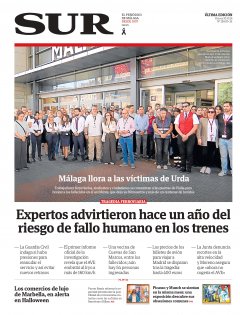Portada de SUR | 30 de octubre